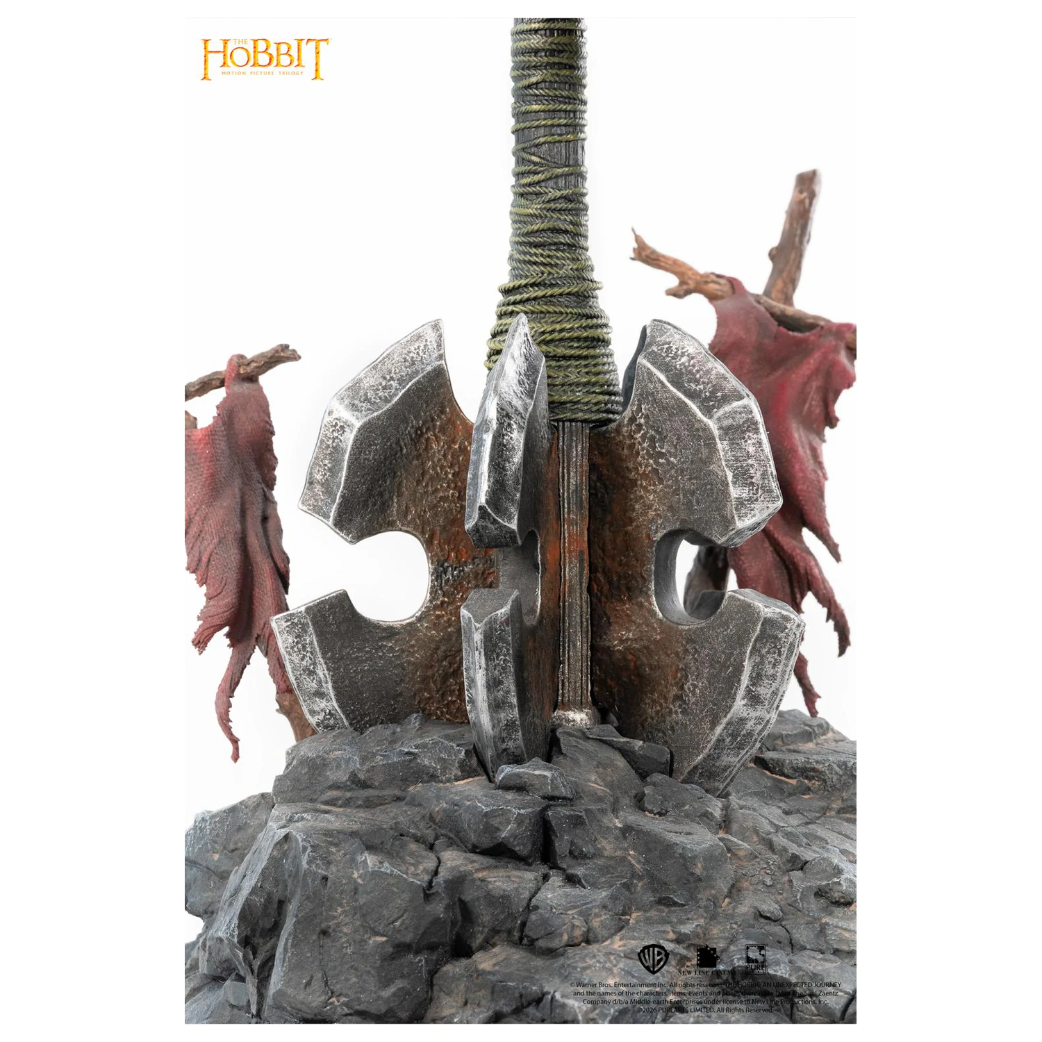 The Hobbit Art Maska Azog Replika 1/1 54 cm fotografii produktu