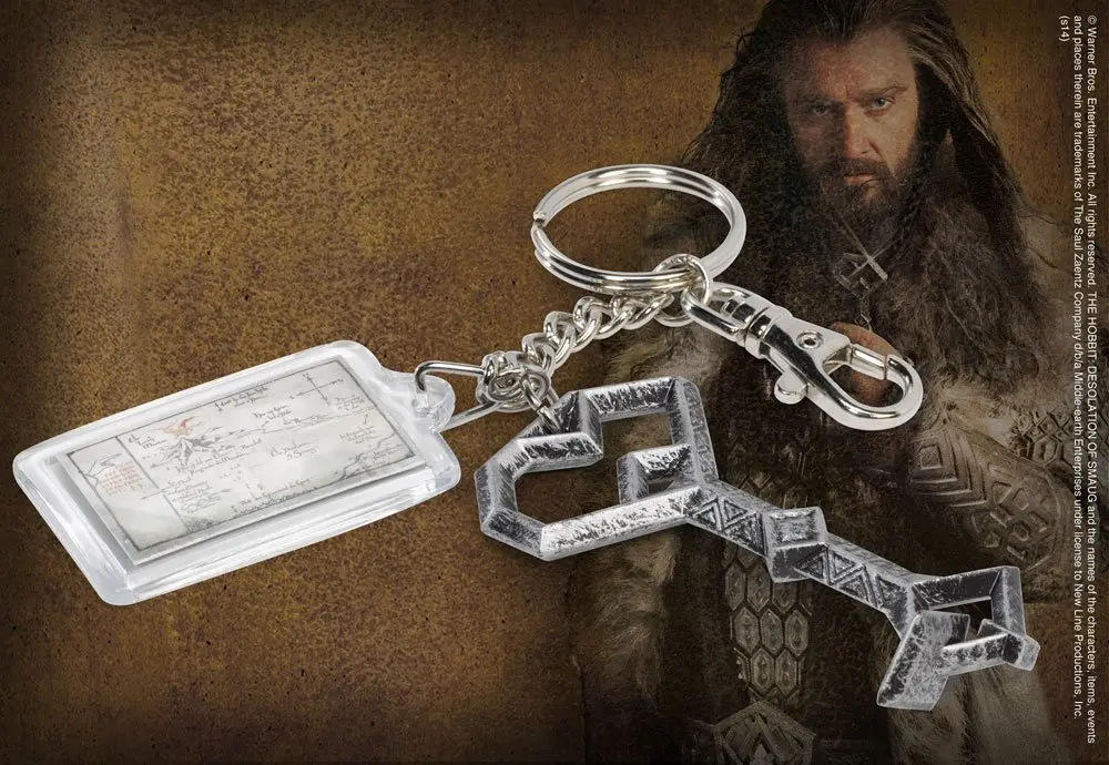 Kovová klíčenka The Hobbit Thorinův klíč fotografii produktu