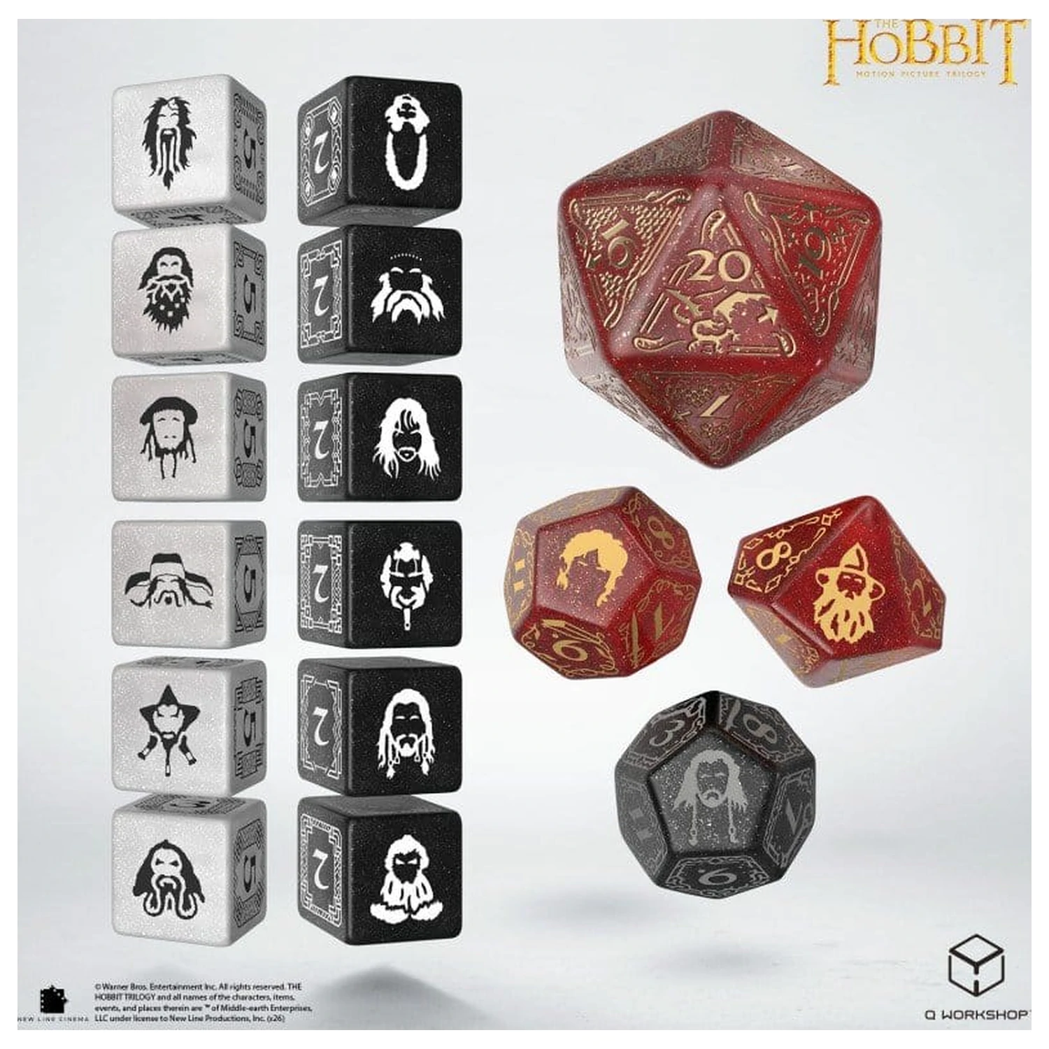 The Hobbit TCG sada 16 kostek Ember Hearth fotografii produktu