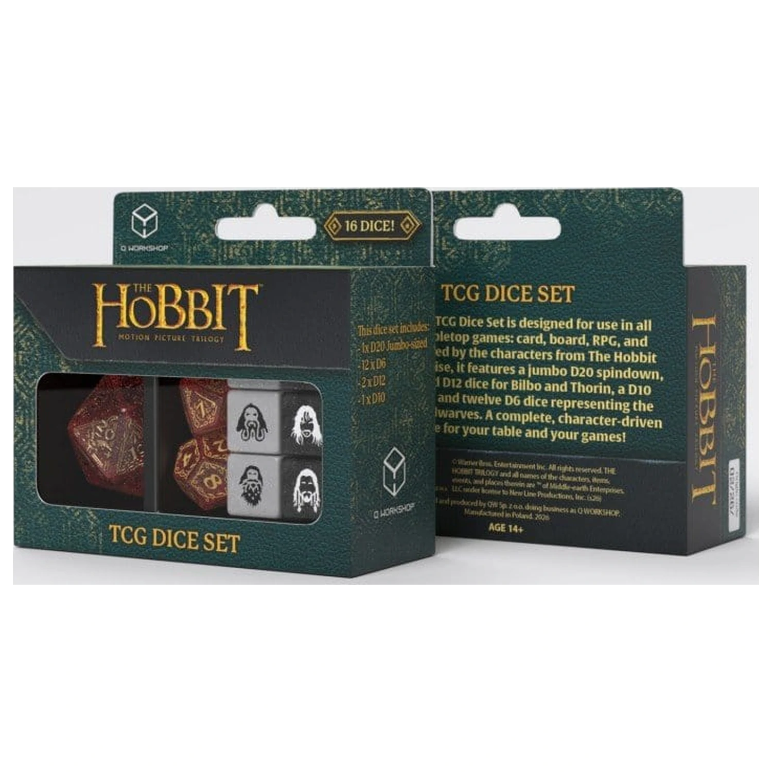 The Hobbit TCG sada 16 kostek Ember Hearth fotografii produktu