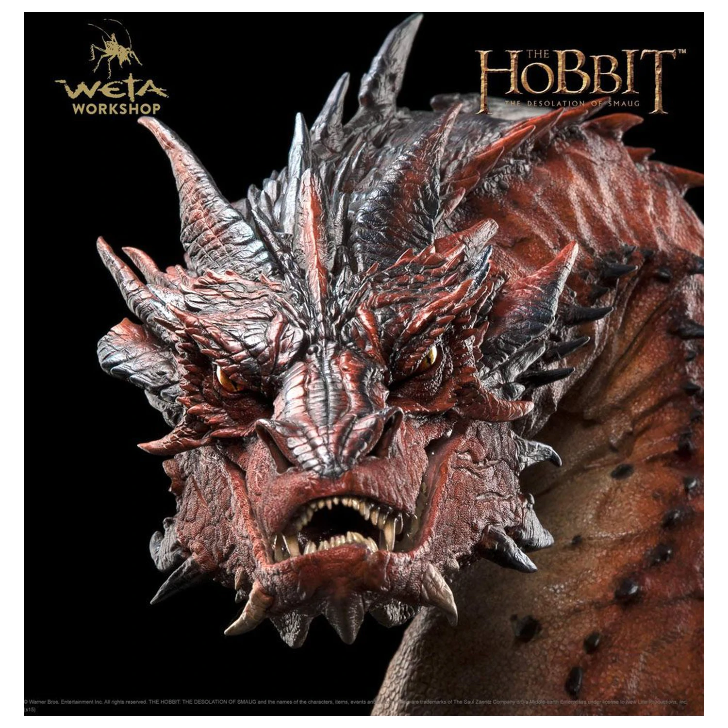 The Hobbit The Desolation of Smaug bust Smaug 36 cm fotografii produktu