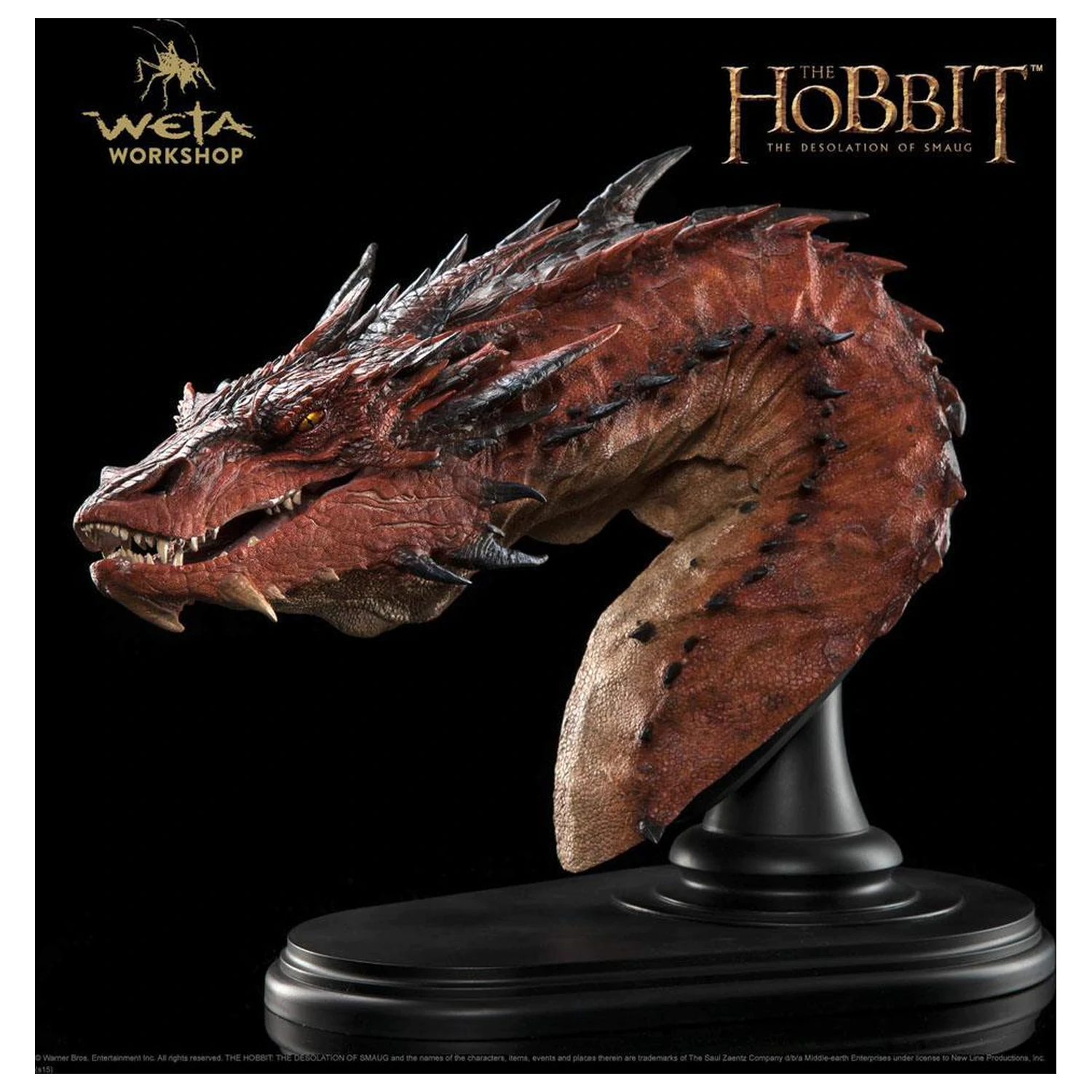 The Hobbit The Desolation of Smaug bust Smaug 36 cm fotografii produktu