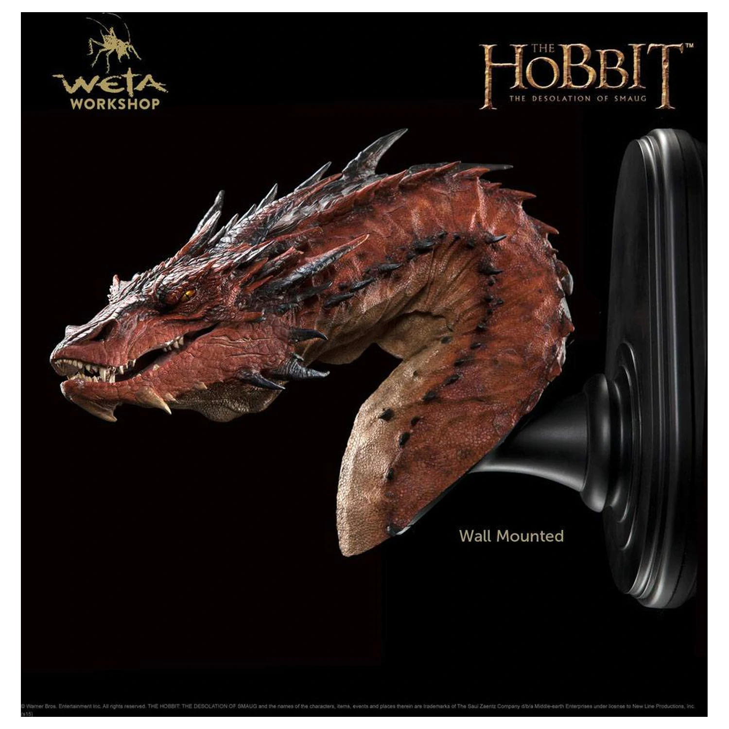 The Hobbit The Desolation of Smaug bust Smaug 36 cm fotografii produktu