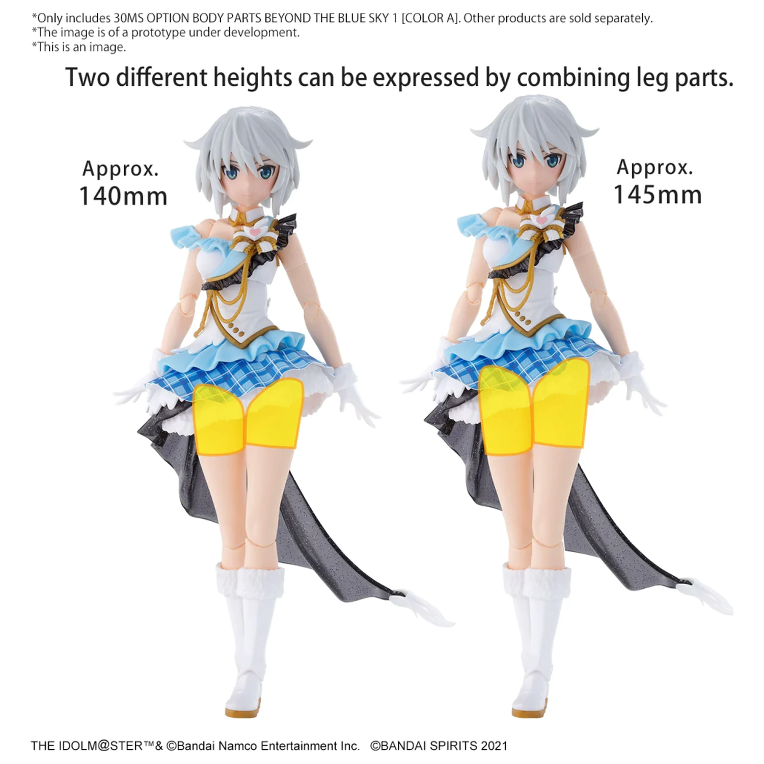 The Idolmaster 30MS Option Body Parts Beyond the Blue Sky 1 - Model stavebnice fotografii produktu
