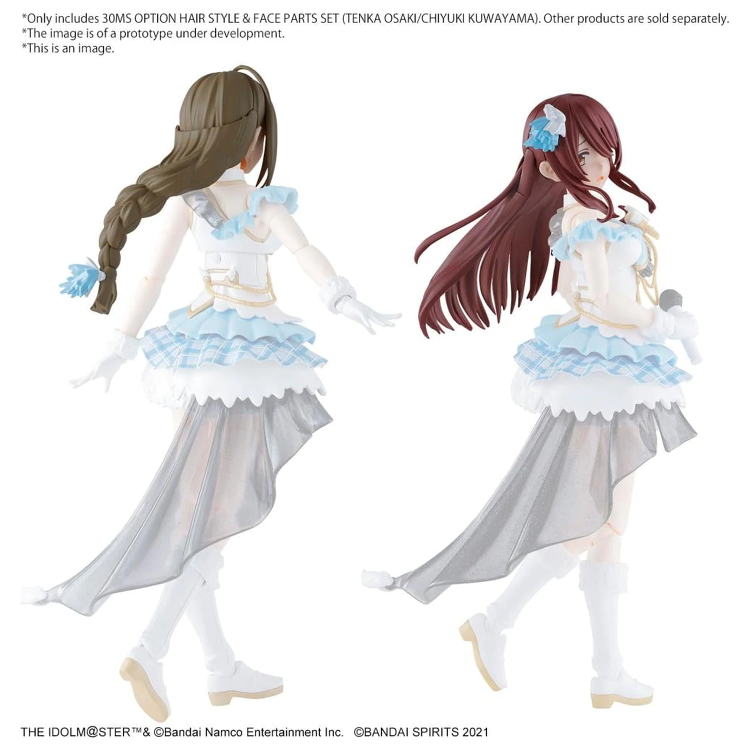 The Idolmaster 30MS Option Hair Style & Face Parts Set Model Kit fotografii produktu