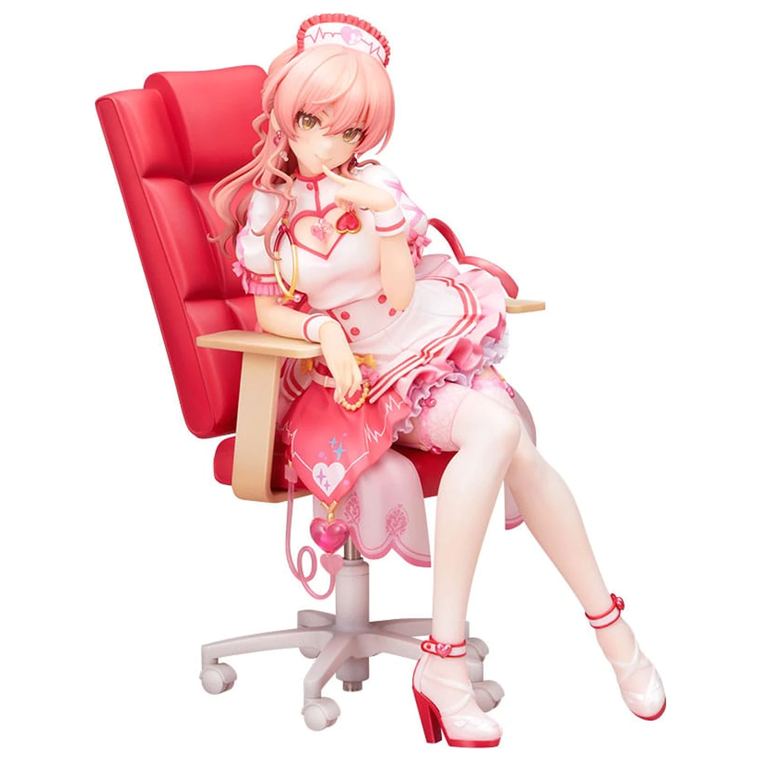 The Idolmaster Cinderella Girls PVC socha 1/7 Mika Jougasaki Halloween Love Nurse Ver. 20 cm fotografii produktu