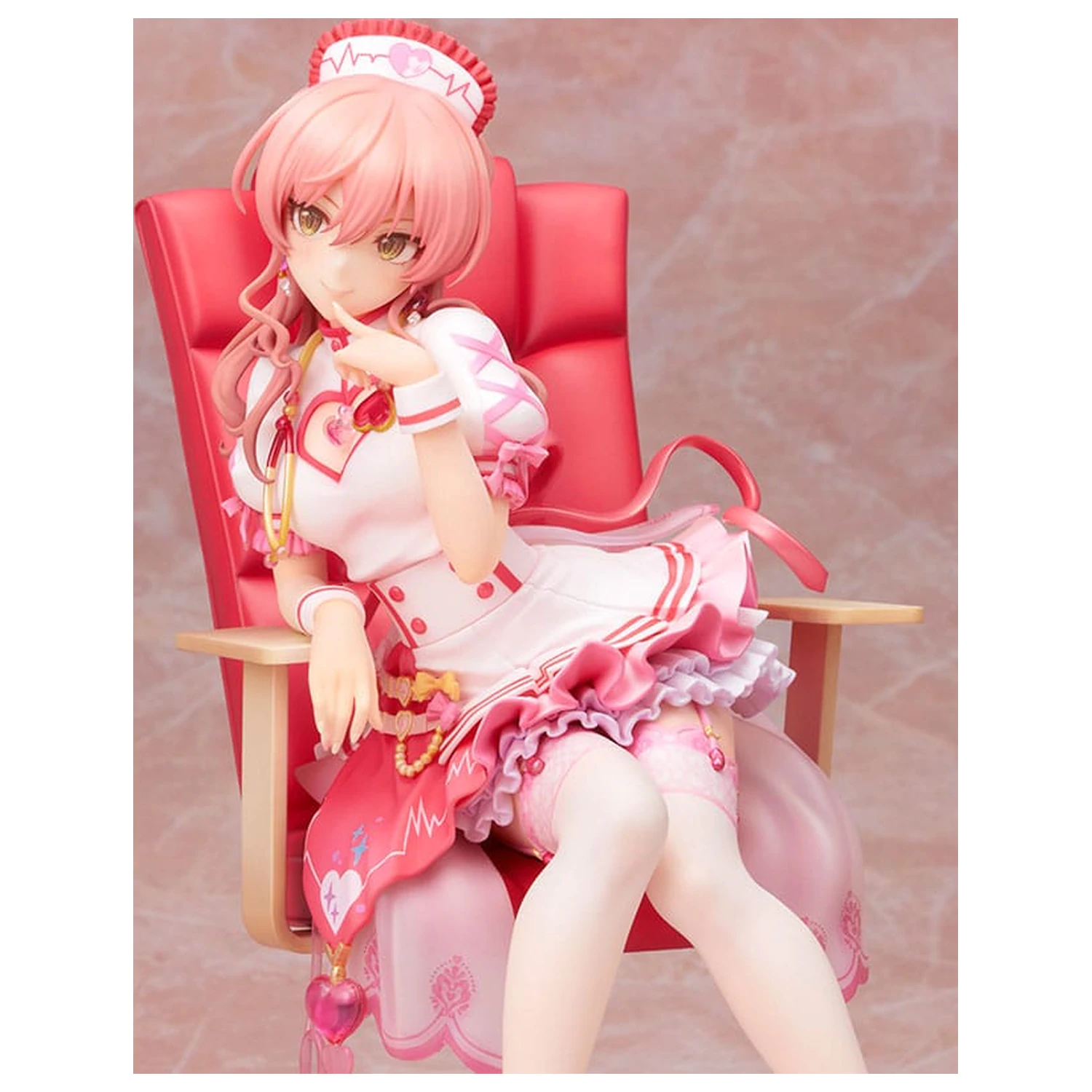 The Idolmaster Cinderella Girls PVC socha 1/7 Mika Jougasaki Halloween Love Nurse Ver. 20 cm fotografii produktu