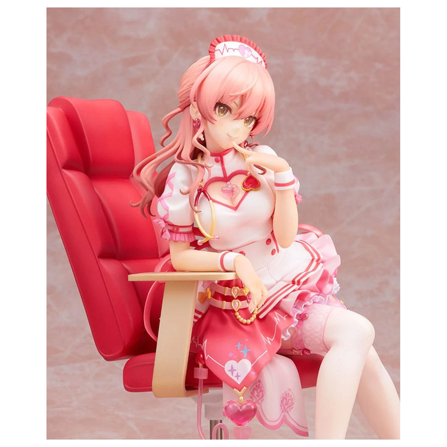 The Idolmaster Cinderella Girls PVC socha 1/7 Mika Jougasaki Halloween Love Nurse Ver. 20 cm fotografii produktu