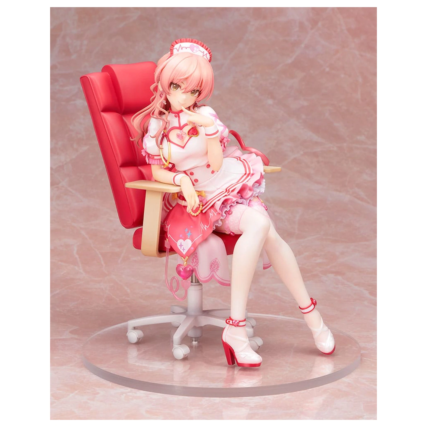 The Idolmaster Cinderella Girls PVC socha 1/7 Mika Jougasaki Halloween Love Nurse Ver. 20 cm fotografii produktu