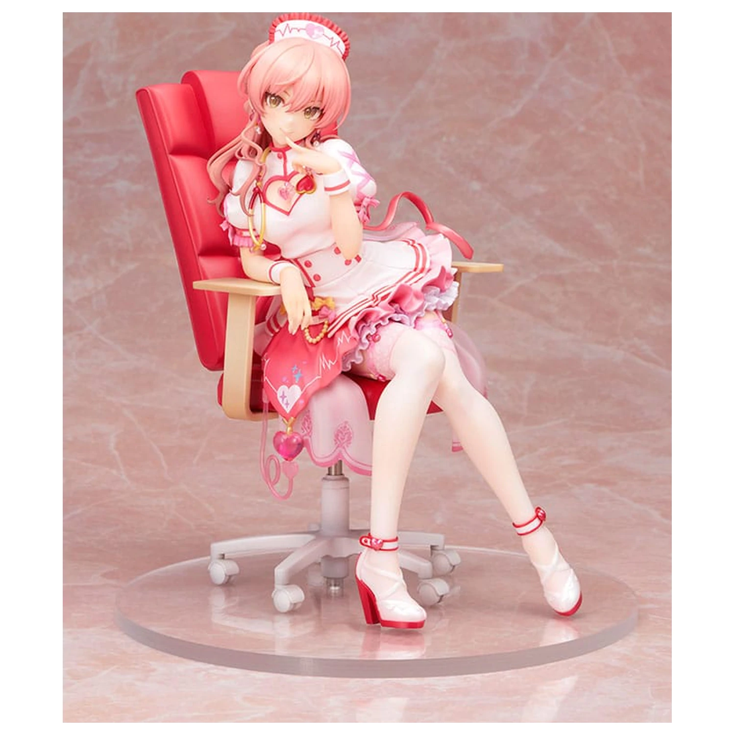 The Idolmaster Cinderella Girls PVC socha 1/7 Mika Jougasaki Halloween Love Nurse Ver. 20 cm fotografii produktu