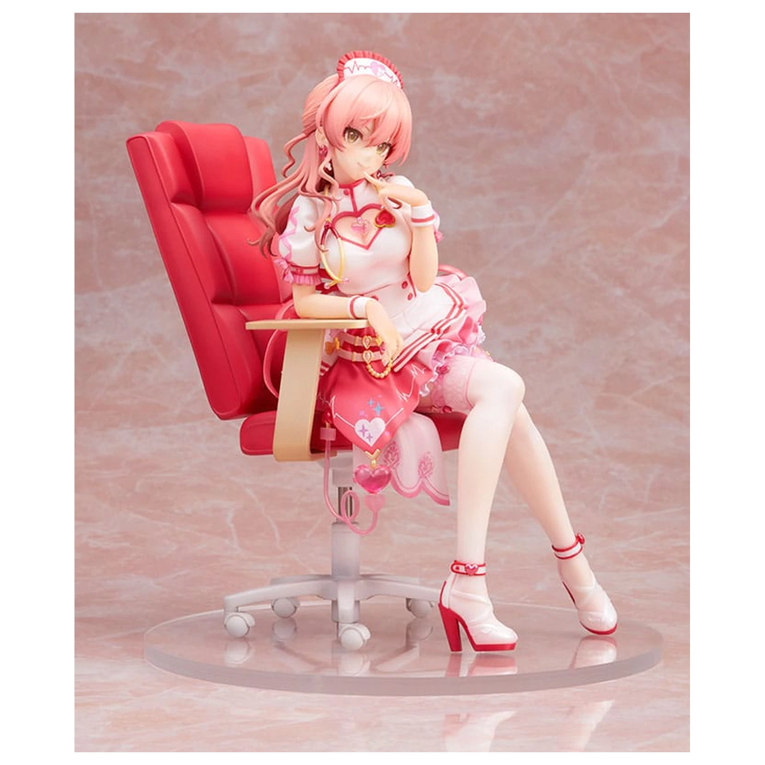 The Idolmaster Cinderella Girls PVC socha 1/7 Mika Jougasaki Halloween Love Nurse Ver. 20 cm fotografii produktu