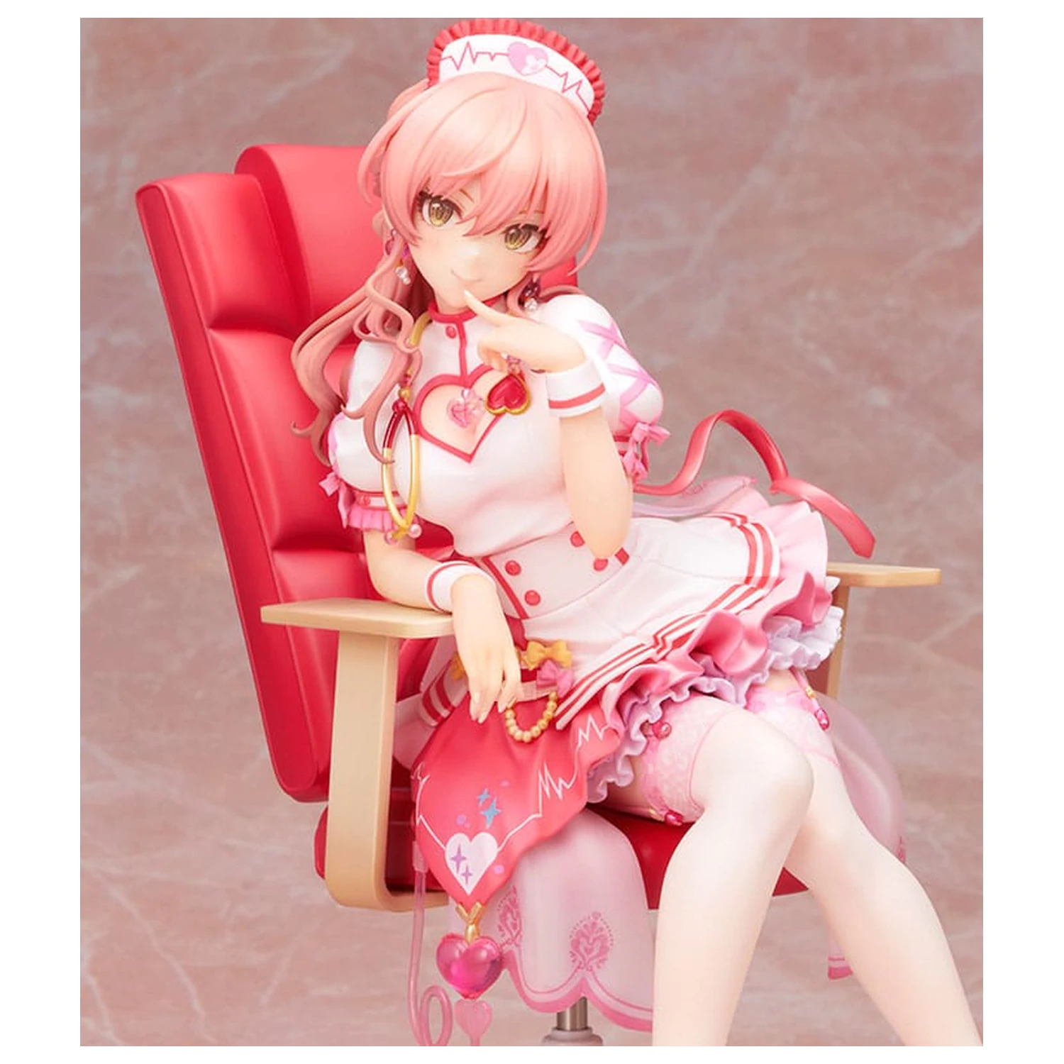 The Idolmaster Cinderella Girls PVC socha 1/7 Mika Jougasaki Halloween Love Nurse Ver. 20 cm fotografii produktu