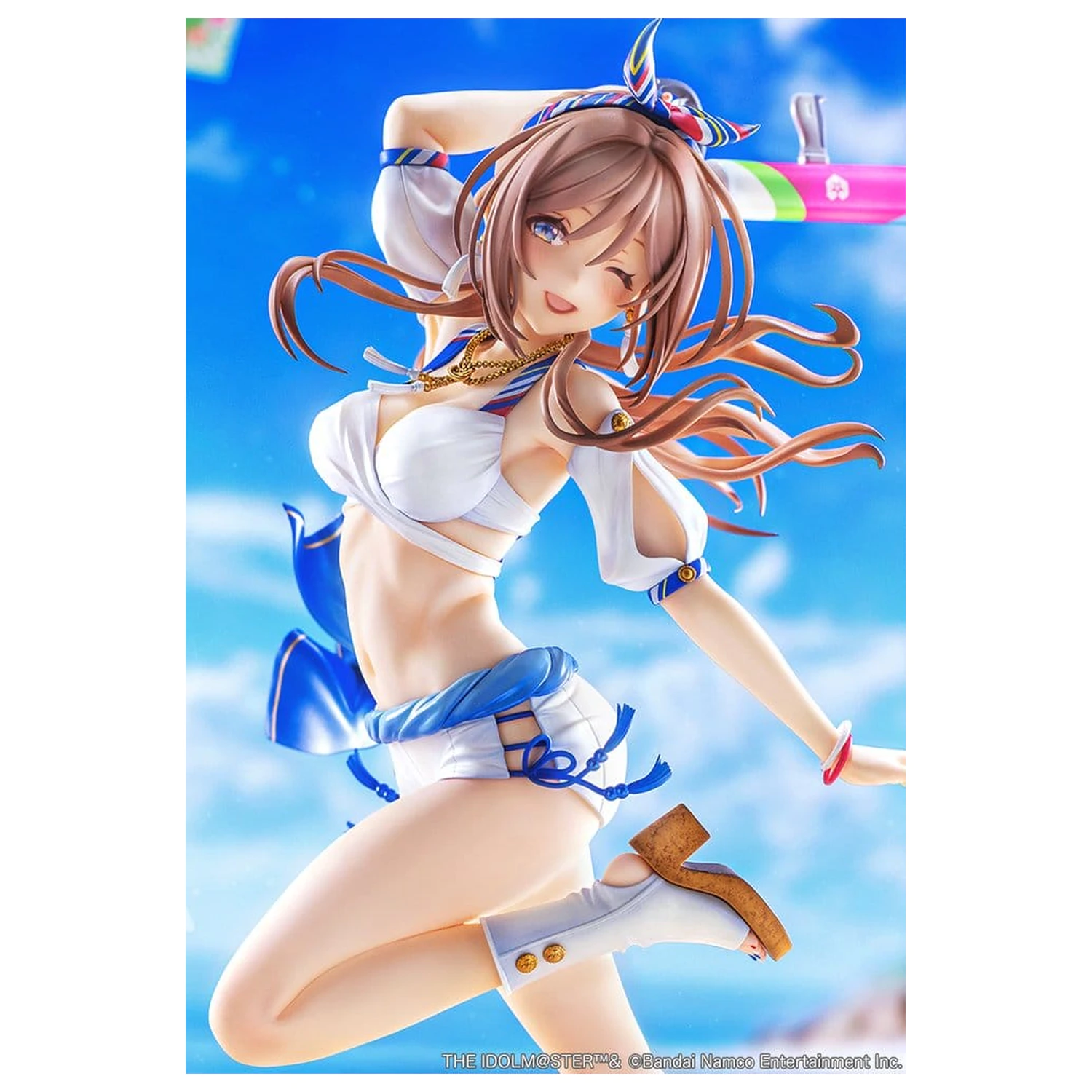 The Idolmaster Gakuen PVC figurka 1/7 Himesaki Rinami Kimi to Semi Blue Ver. 27 cm fotografii produktu