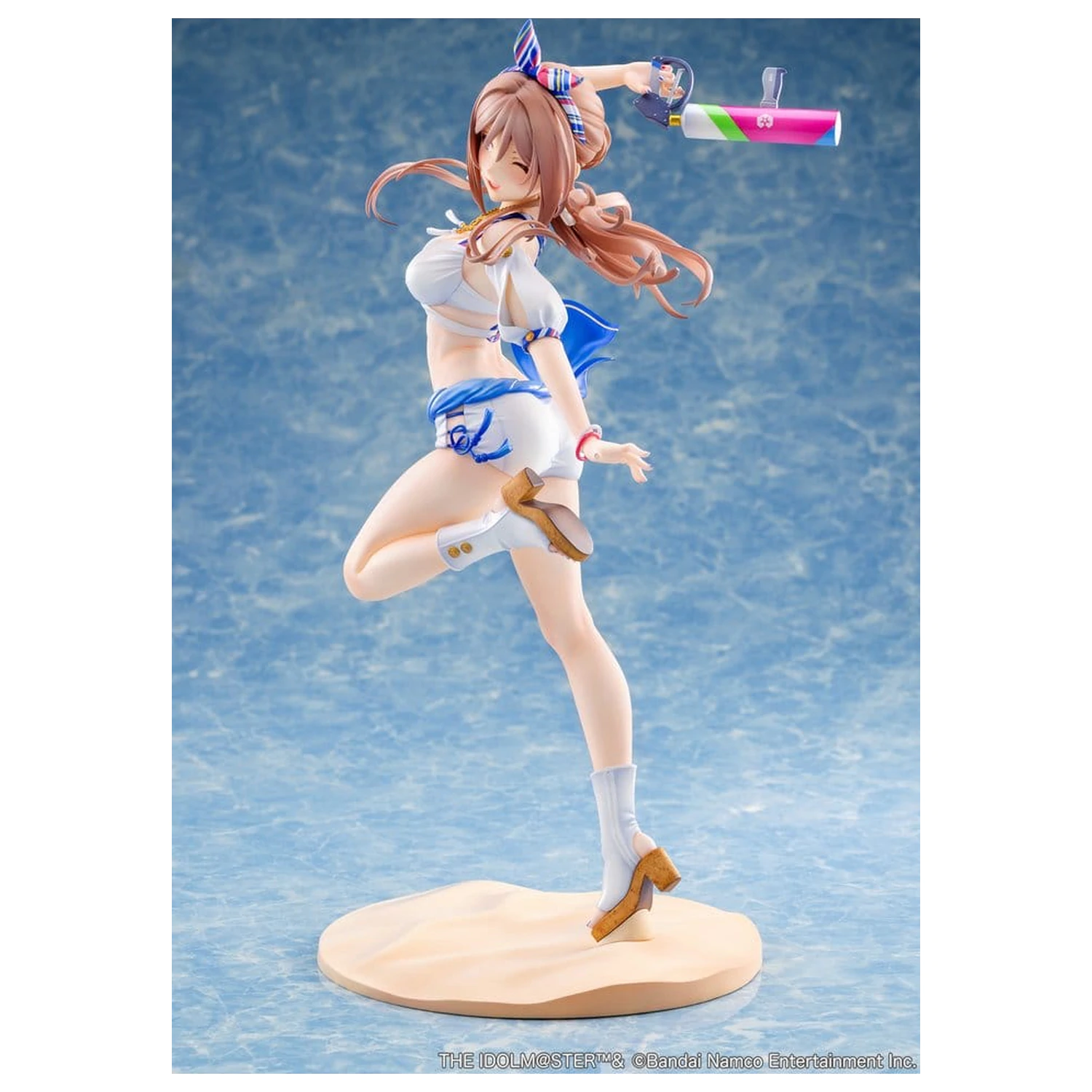 The Idolmaster Gakuen PVC figurka 1/7 Himesaki Rinami Kimi to Semi Blue Ver. 27 cm fotografii produktu