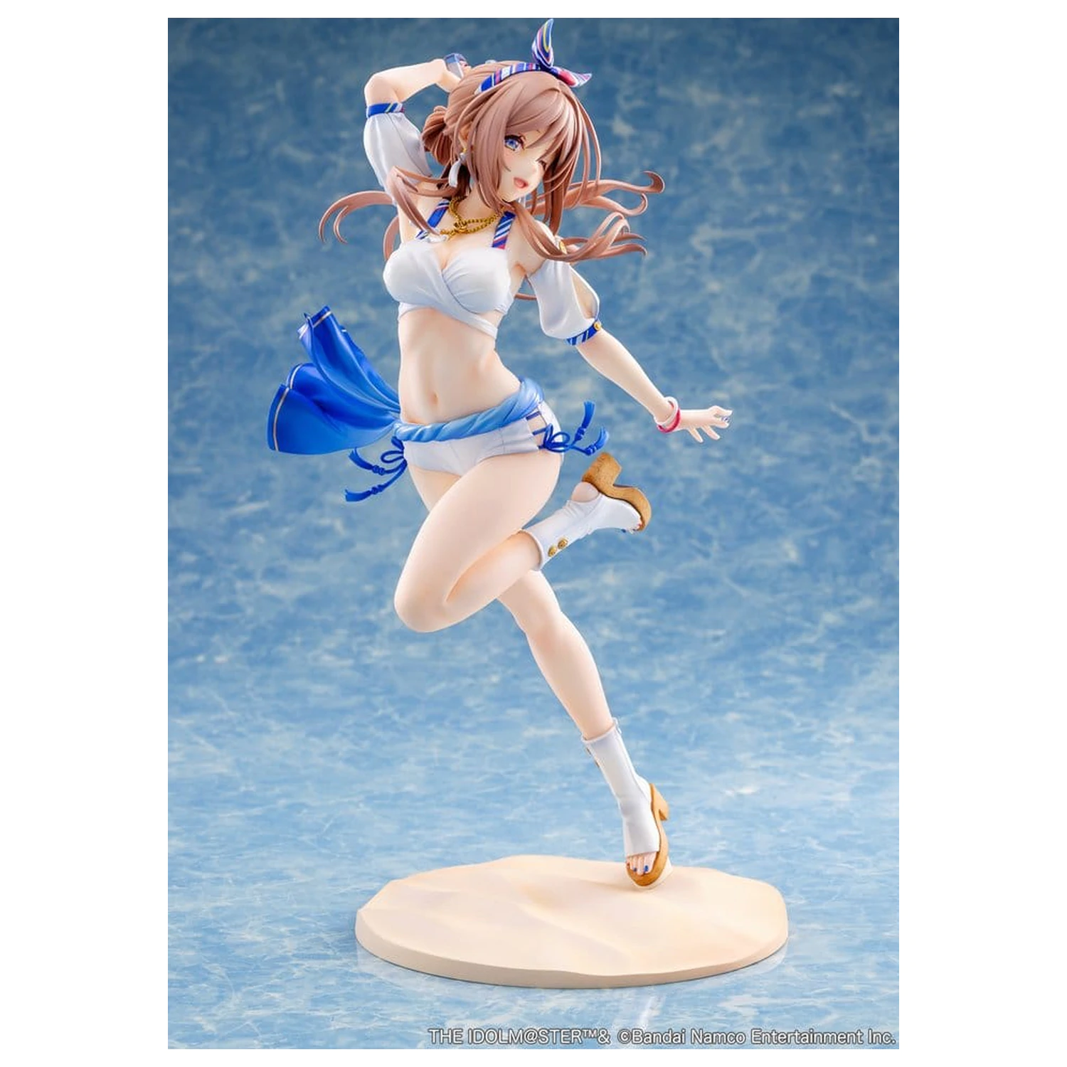 The Idolmaster Gakuen PVC figurka 1/7 Himesaki Rinami Kimi to Semi Blue Ver. 27 cm fotografii produktu