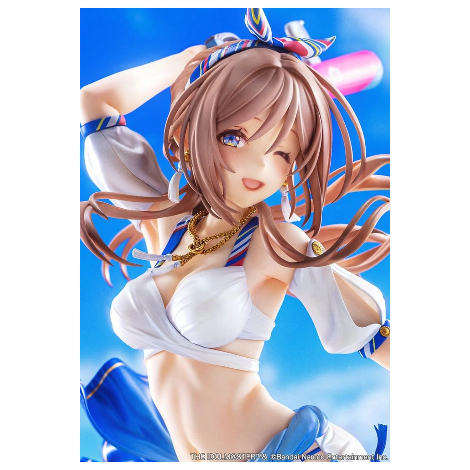 The Idolmaster Gakuen PVC figurka 1/7 Himesaki Rinami Kimi to Semi Blue Ver. 27 cm fotografii produktu