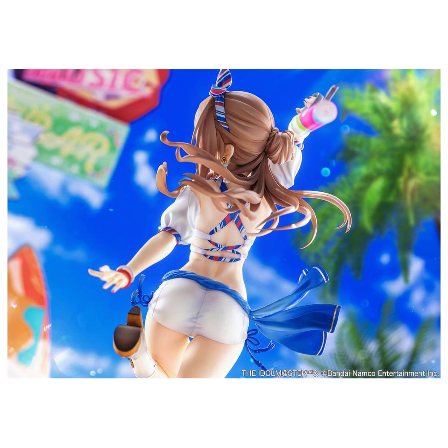 The Idolmaster Gakuen PVC figurka 1/7 Himesaki Rinami Kimi to Semi Blue Ver. 27 cm fotografii produktu