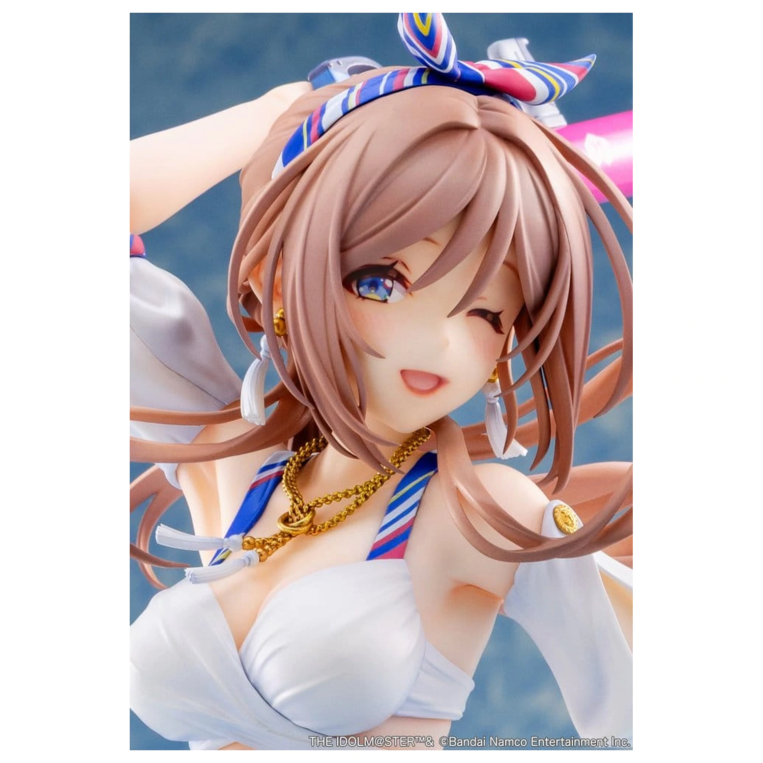The Idolmaster Gakuen PVC figurka 1/7 Himesaki Rinami Kimi to Semi Blue Ver. With Bonus 27 cm fotografii produktu