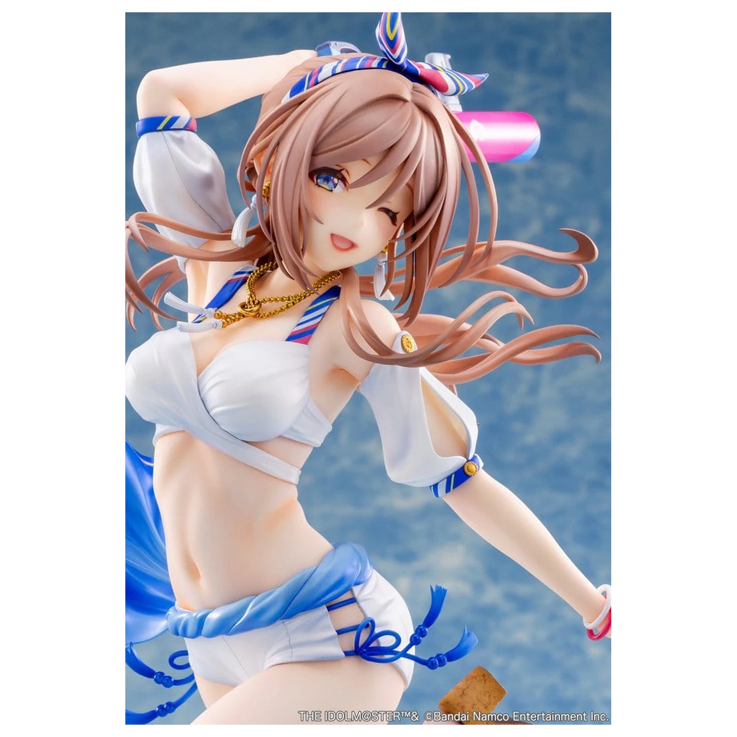 The Idolmaster Gakuen PVC figurka 1/7 Himesaki Rinami Kimi to Semi Blue Ver. With Bonus 27 cm fotografii produktu