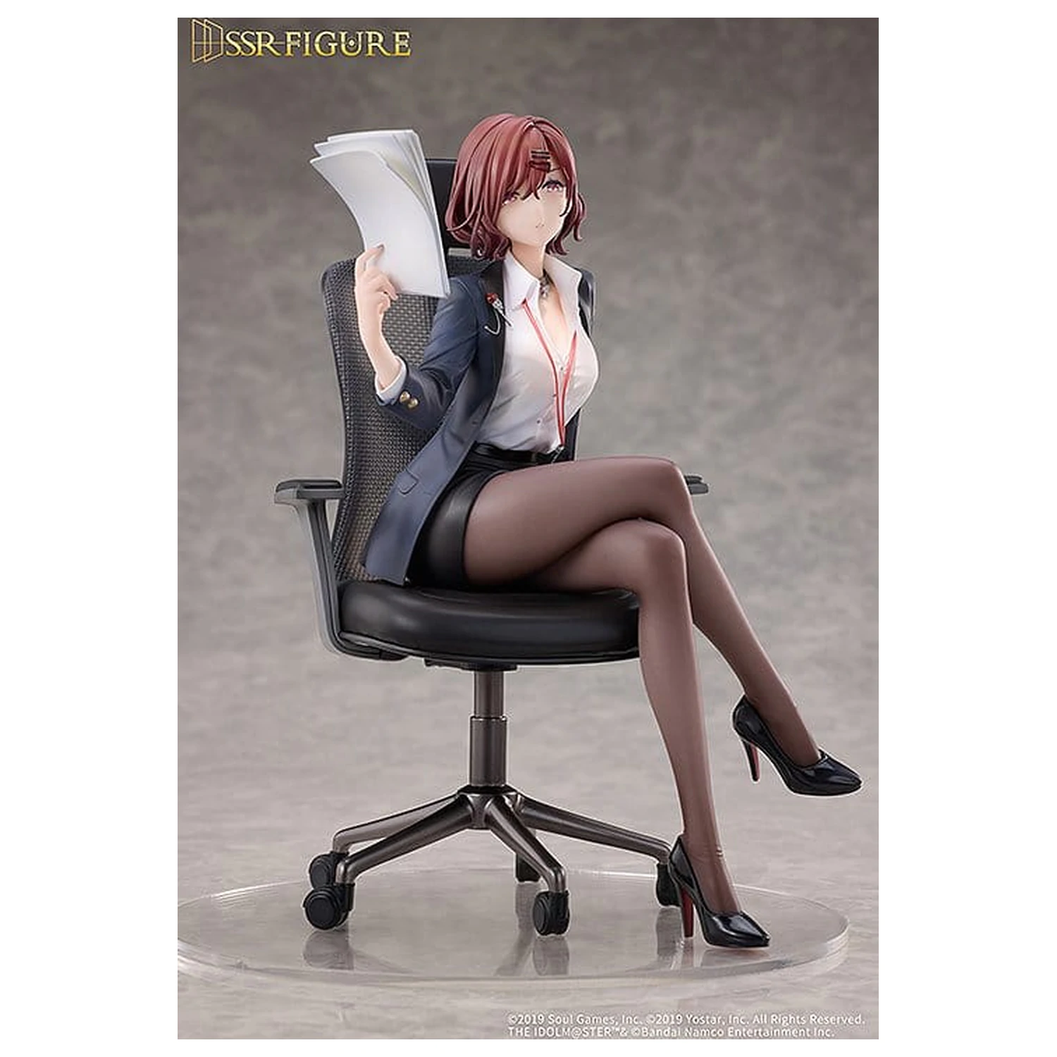 The Idolmaster Shiny Colors x Mahjong Soul PVC figurka 1/7 Madoka Higuchi Effortless Work Ver. 21 cm fotografii produktu