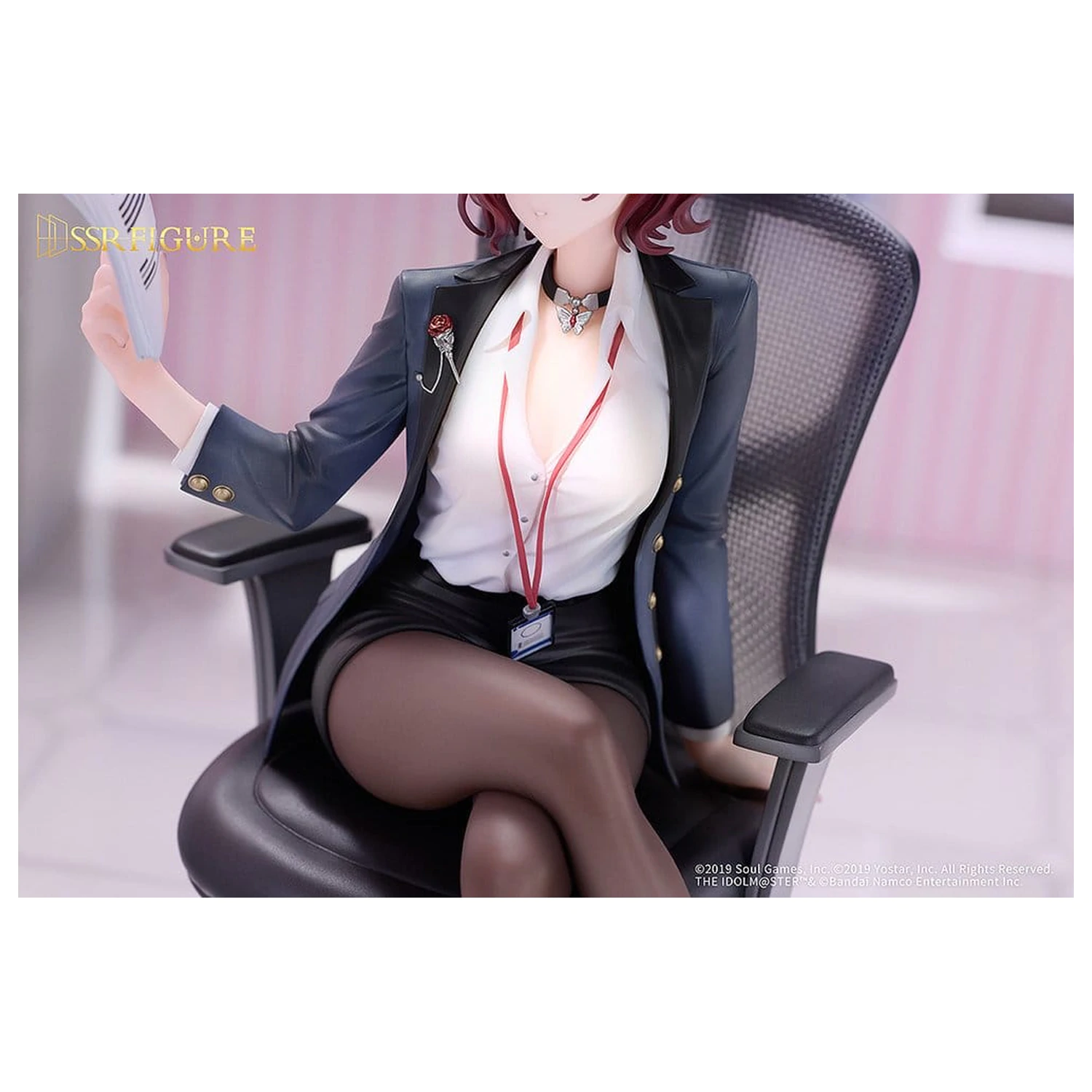 The Idolmaster Shiny Colors x Mahjong Soul PVC figurka 1/7 Madoka Higuchi Effortless Work Ver. 21 cm fotografii produktu