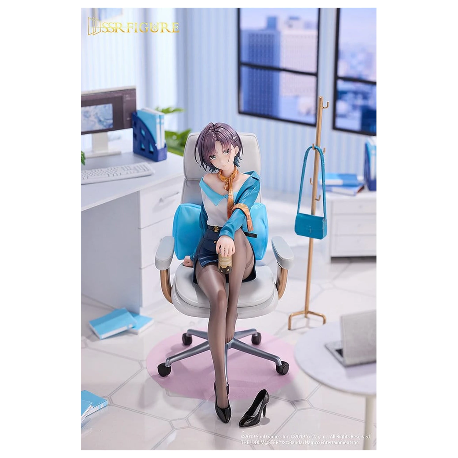 The Idolmaster: Shiny Colors x Mahjong Soul PVC Figurka 1/7 Toru Asakura Effortless Work Ver. 21 cm fotografii produktu
