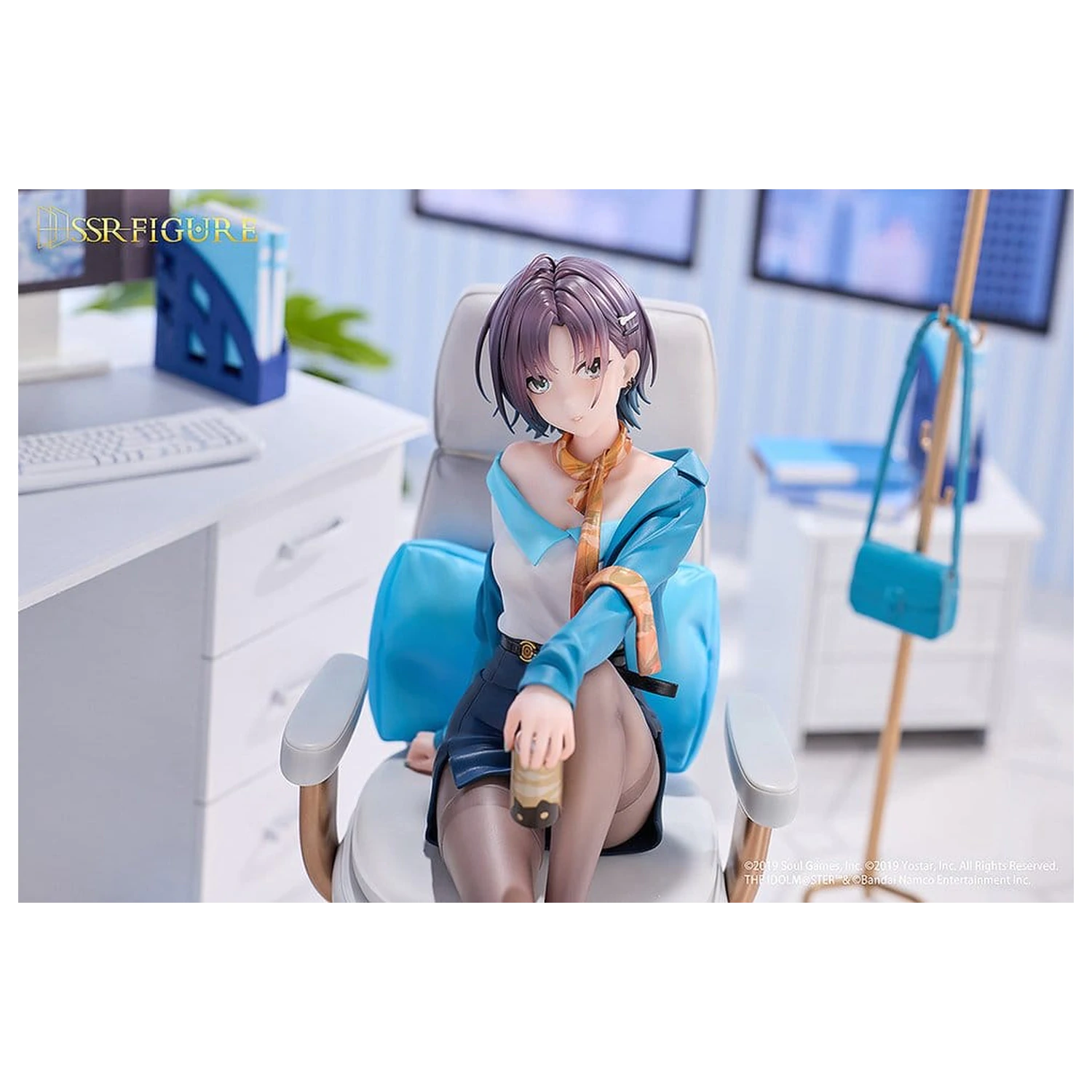 The Idolmaster: Shiny Colors x Mahjong Soul PVC Figurka 1/7 Toru Asakura Effortless Work Ver. 21 cm fotografii produktu