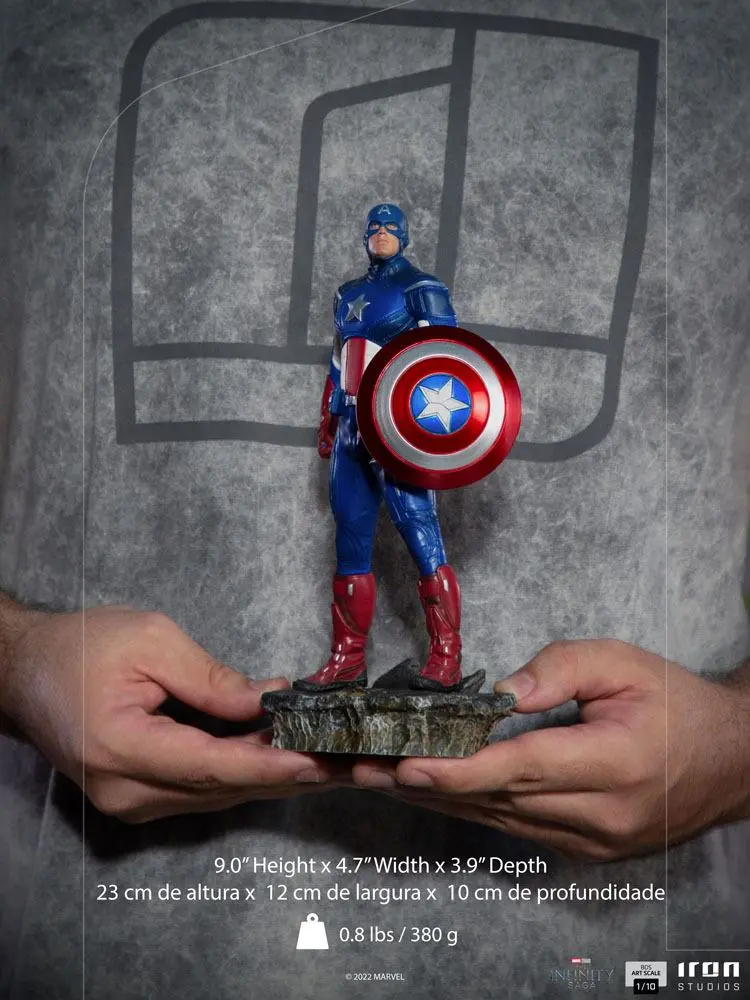 The Infinity Saga BDS Art Scale Socha 1/10 Captain America Battle of NY 23 cm fotografii produktu