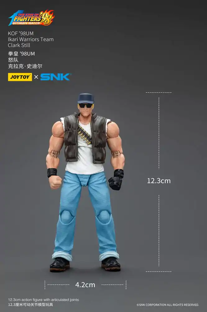 The King Of Fighters '98 Akční figurka Tým hrdinů Clark Still 12 cm fotografii produktu