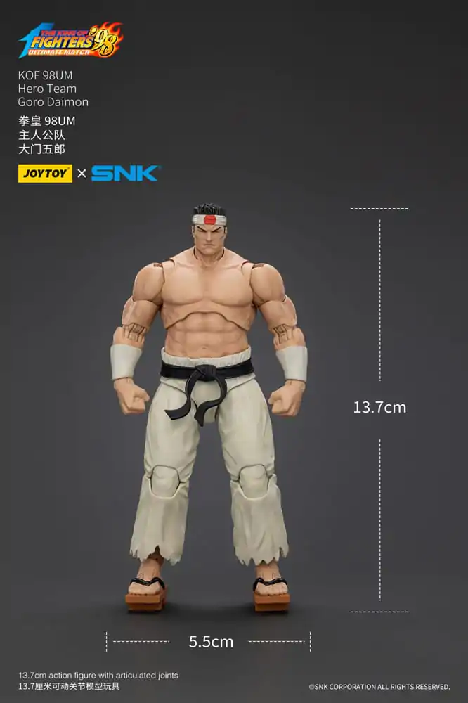 The King Of Fighters '98 Akční figurka Hero Team Goro Daimon 12 cm fotografii produktu