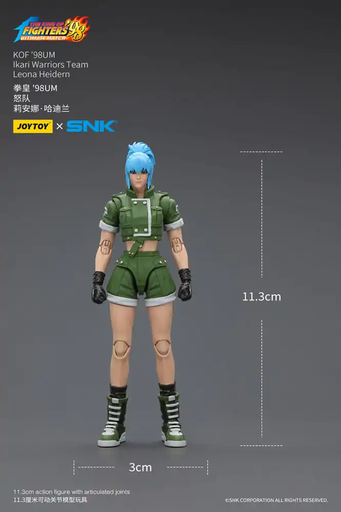The King Of Fighters '98 Akční figurka Hero Team Leona Heidern 11 cm fotografii produktu