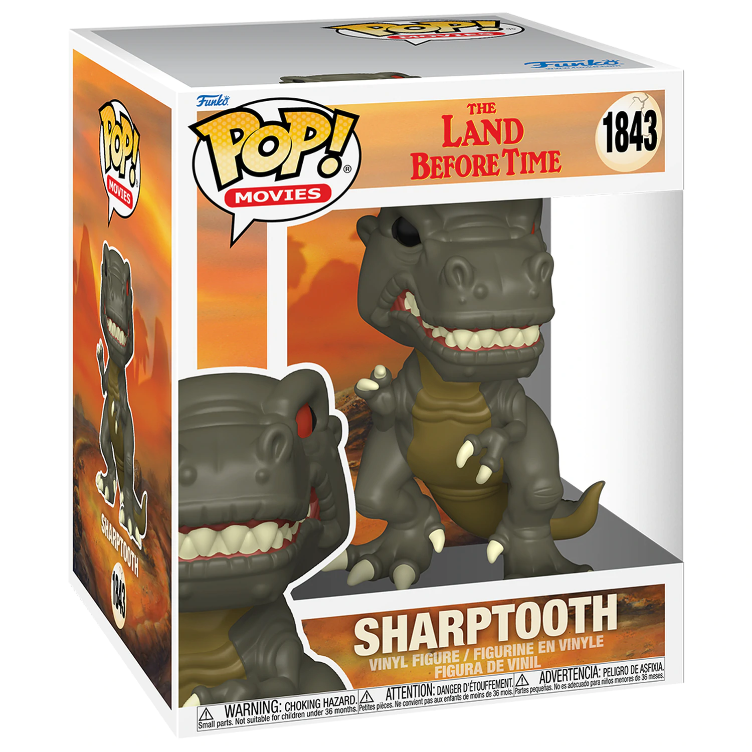 The Land Before Time Super Sized Funko POP! Vinyl Figure Sharptooth 15 cm Vinyl Obrázek fotografii produktu