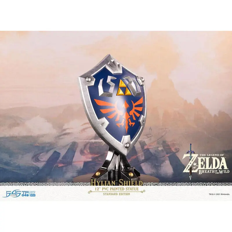 The Legend of Zelda Breath of the Wild PVC Socha Hylianský Štít Standard Edition 29 cm fotografii produktu