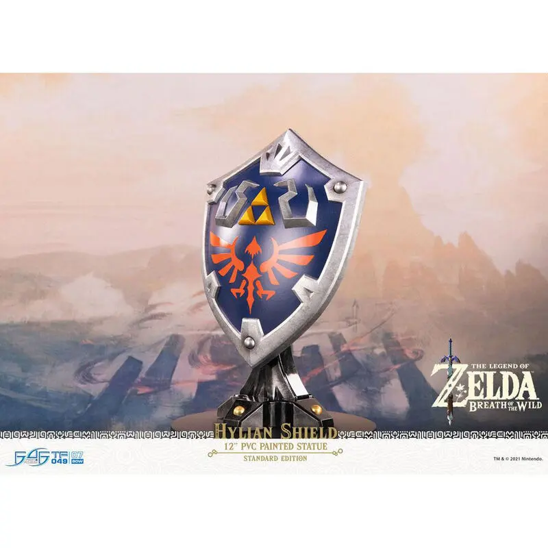 The Legend of Zelda Breath of the Wild PVC Socha Hylianský Štít Standard Edition 29 cm fotografii produktu