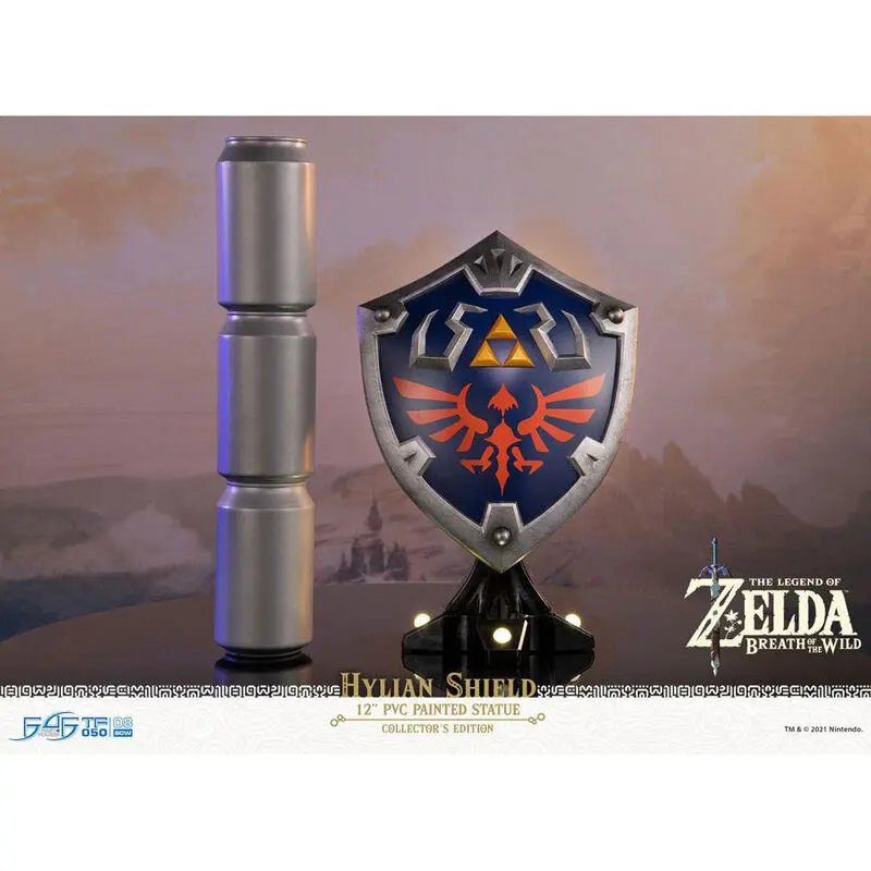 The Legend of Zelda Breath of the Wild PVC Socha Hylian Shield Sběratelská Edice 29 cm fotografii produktu