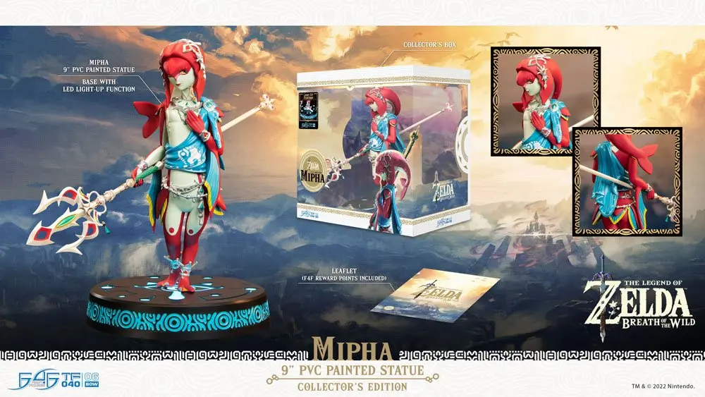 The Legend of Zelda Breath of the Wild PVC Socha Mipha Sběratelská edice 22 cm fotografii produktu