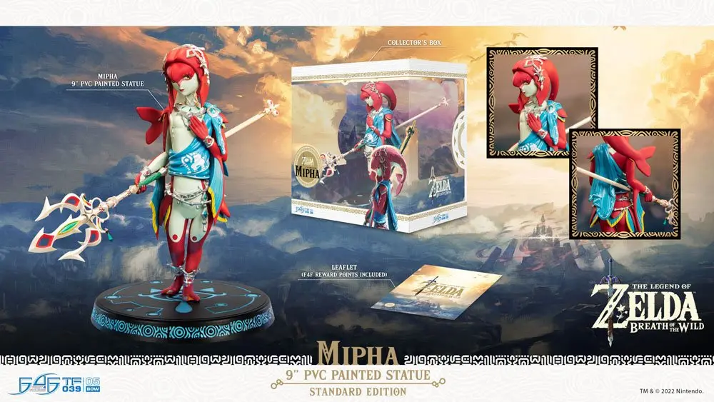 The Legend of Zelda Breath of the Wild PVC Socha Mipha 21 cm fotografii produktu