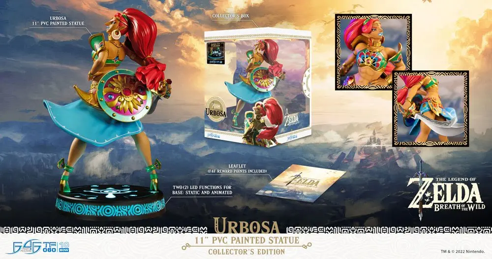 The Legend of Zelda Breath of the Wild PVC socha Urbosa Sběratelská edice 28 cm fotografii produktu