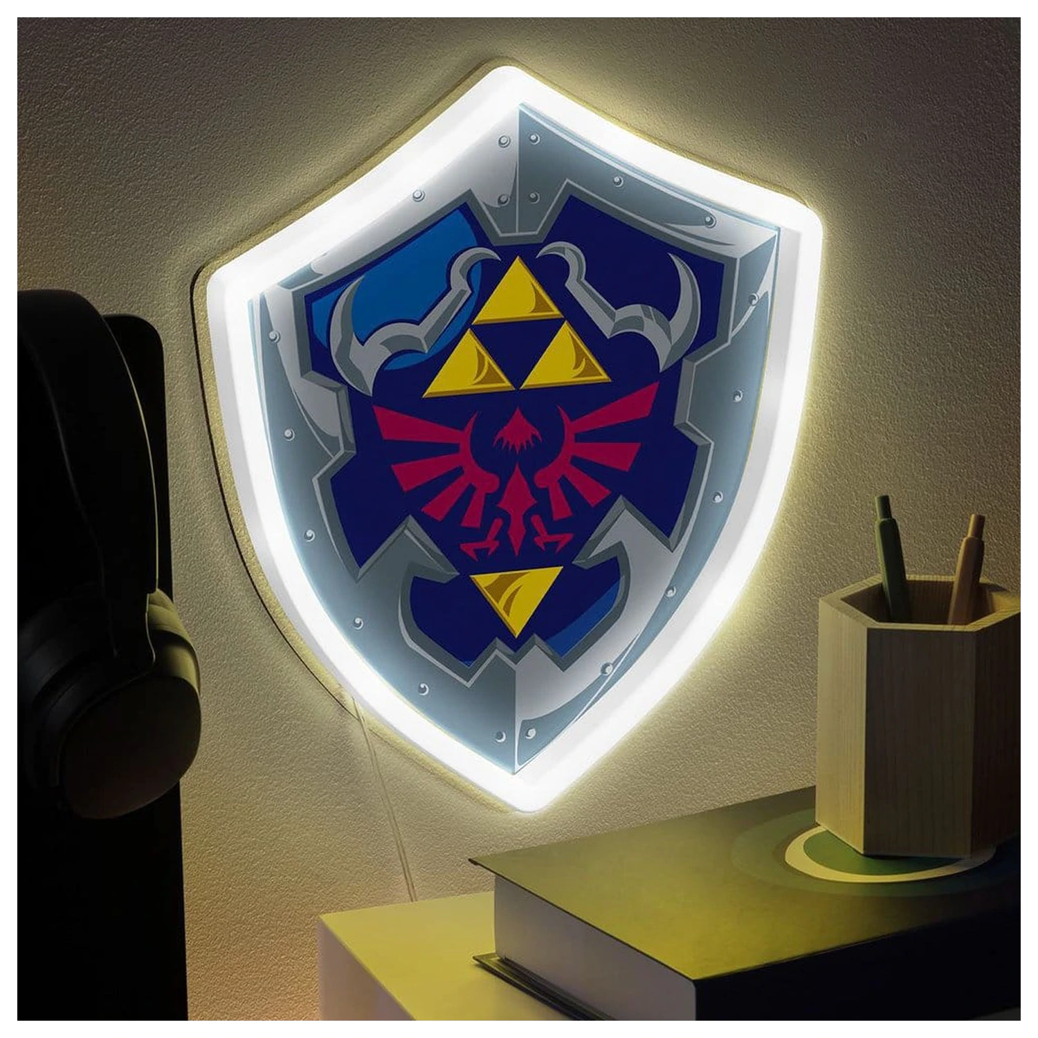 The Legend of Zelda nástěnná lampa Hylian Shield fotografii produktu