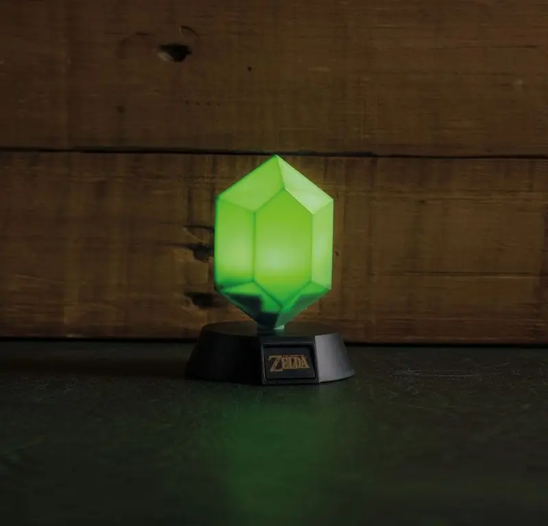 Legend of Zelda 3D světlo Green Rupee 10 cm fotografii produktu