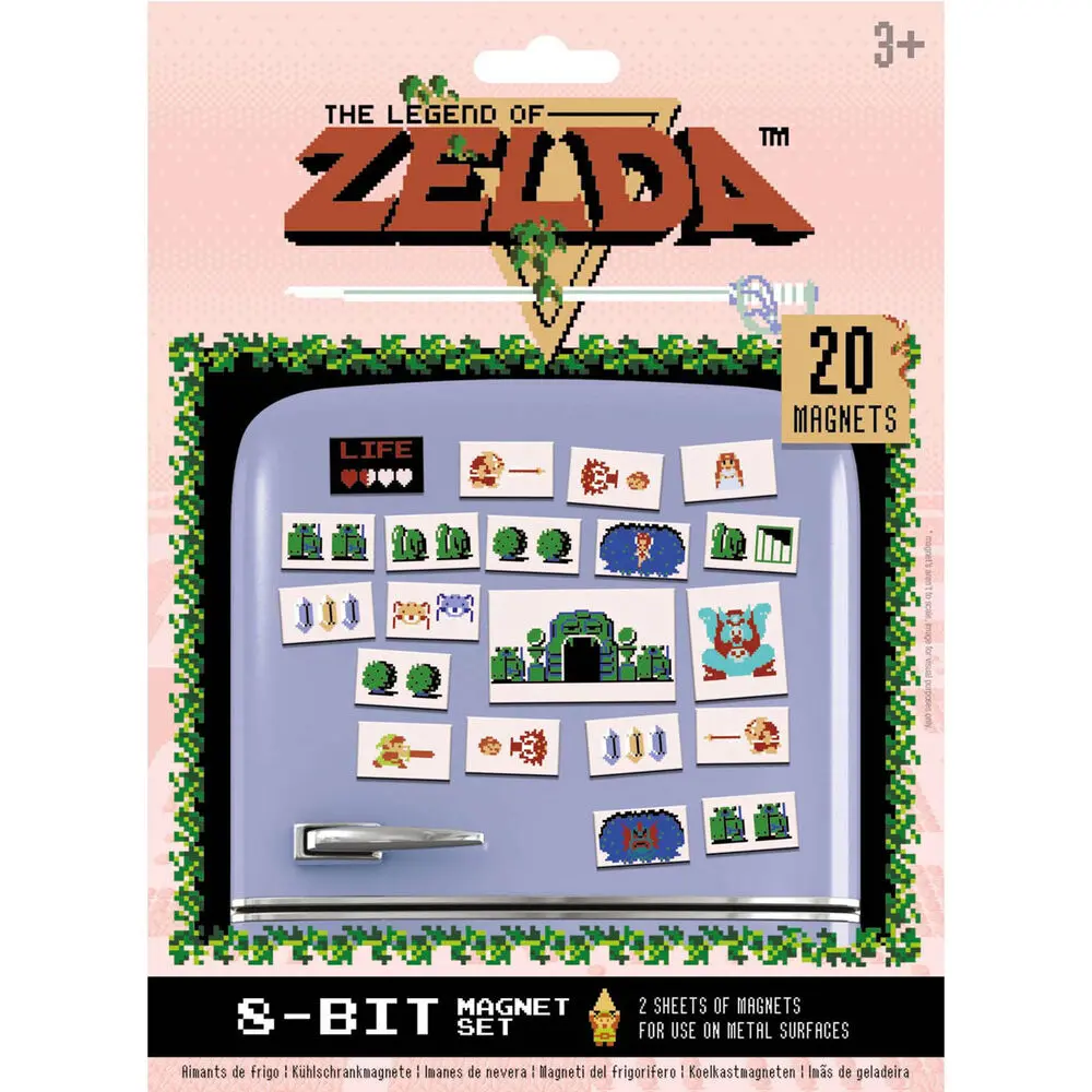 The Legend of Zelda Retro magnetky na lednici fotografii produktu