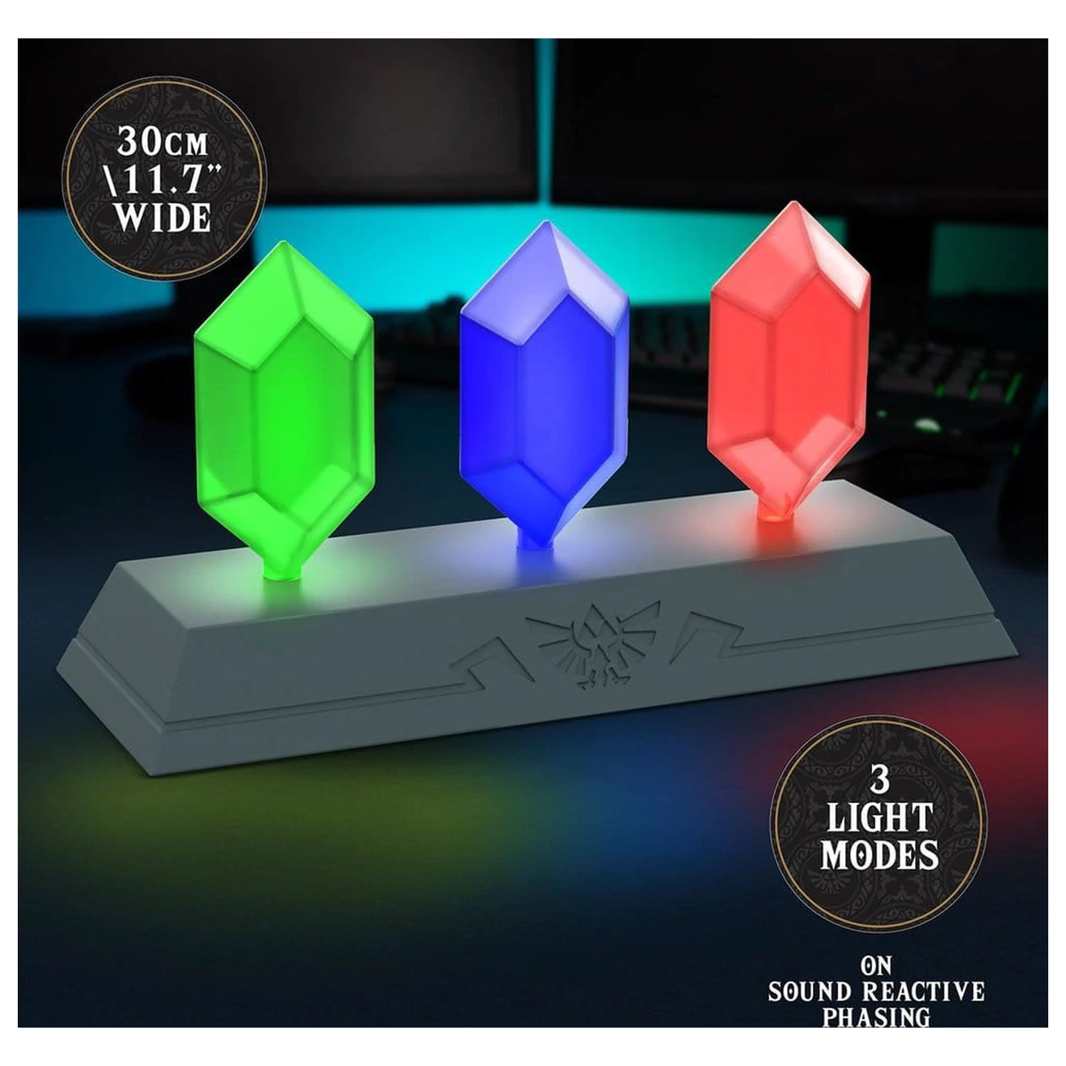 The Legend of Zelda Icon Light Plus Lampa Rupee 30 cm fotografii produktu