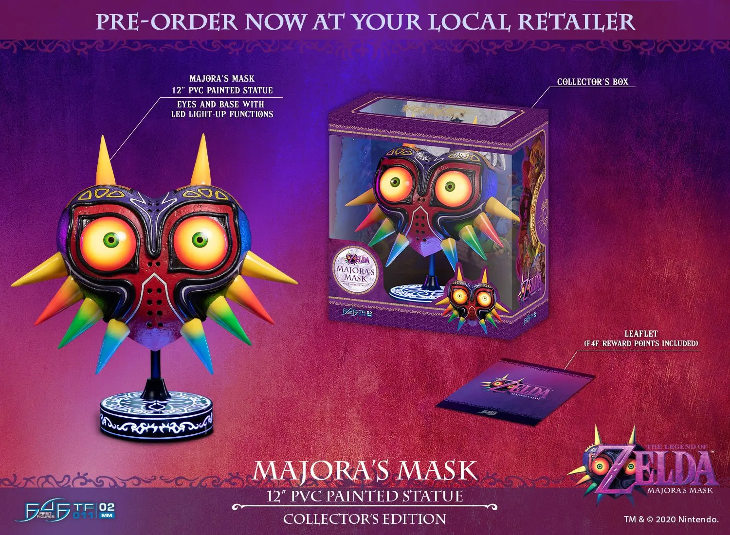 The Legend of Zelda PVC Socha Majora's Mask Collectors Edition 30 cm fotografii produktu