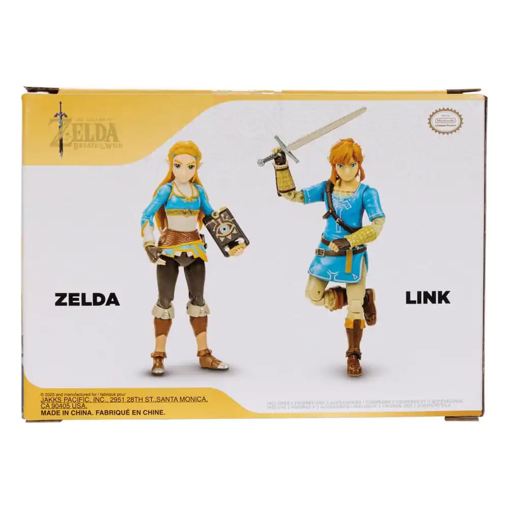 The Legend of Zelda Akční figurka 2-Pack Princess Zelda, Link 10 cm fotografii produktu