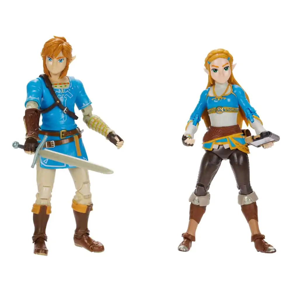 The Legend of Zelda Akční figurka 2-Pack Princess Zelda, Link 10 cm fotografii produktu