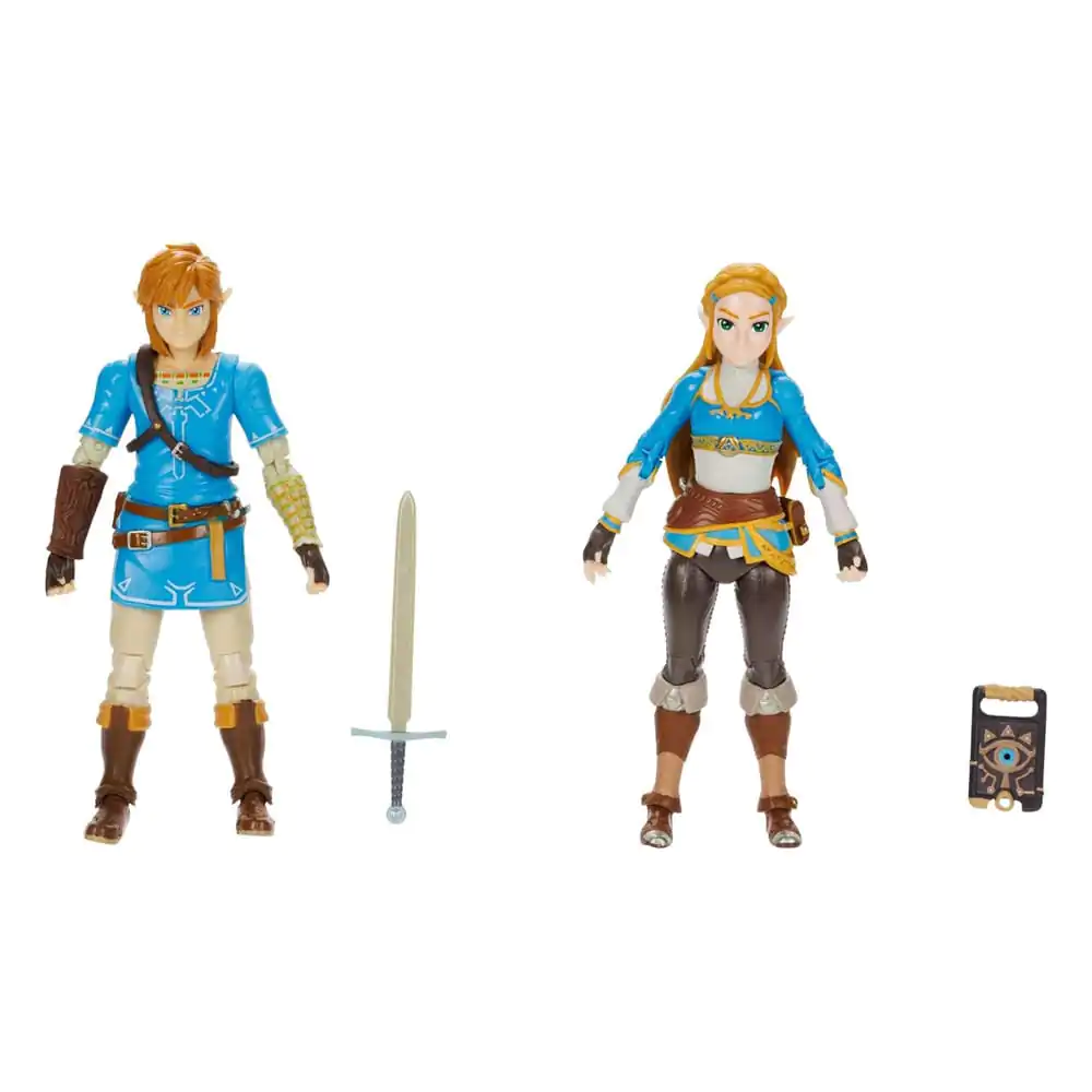 The Legend of Zelda Akční figurka 2-Pack Princess Zelda, Link 10 cm fotografii produktu