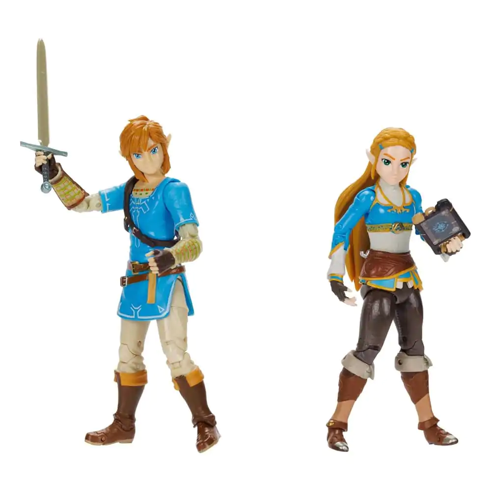 The Legend of Zelda Akční figurka 2-Pack Princess Zelda, Link 10 cm fotografii produktu