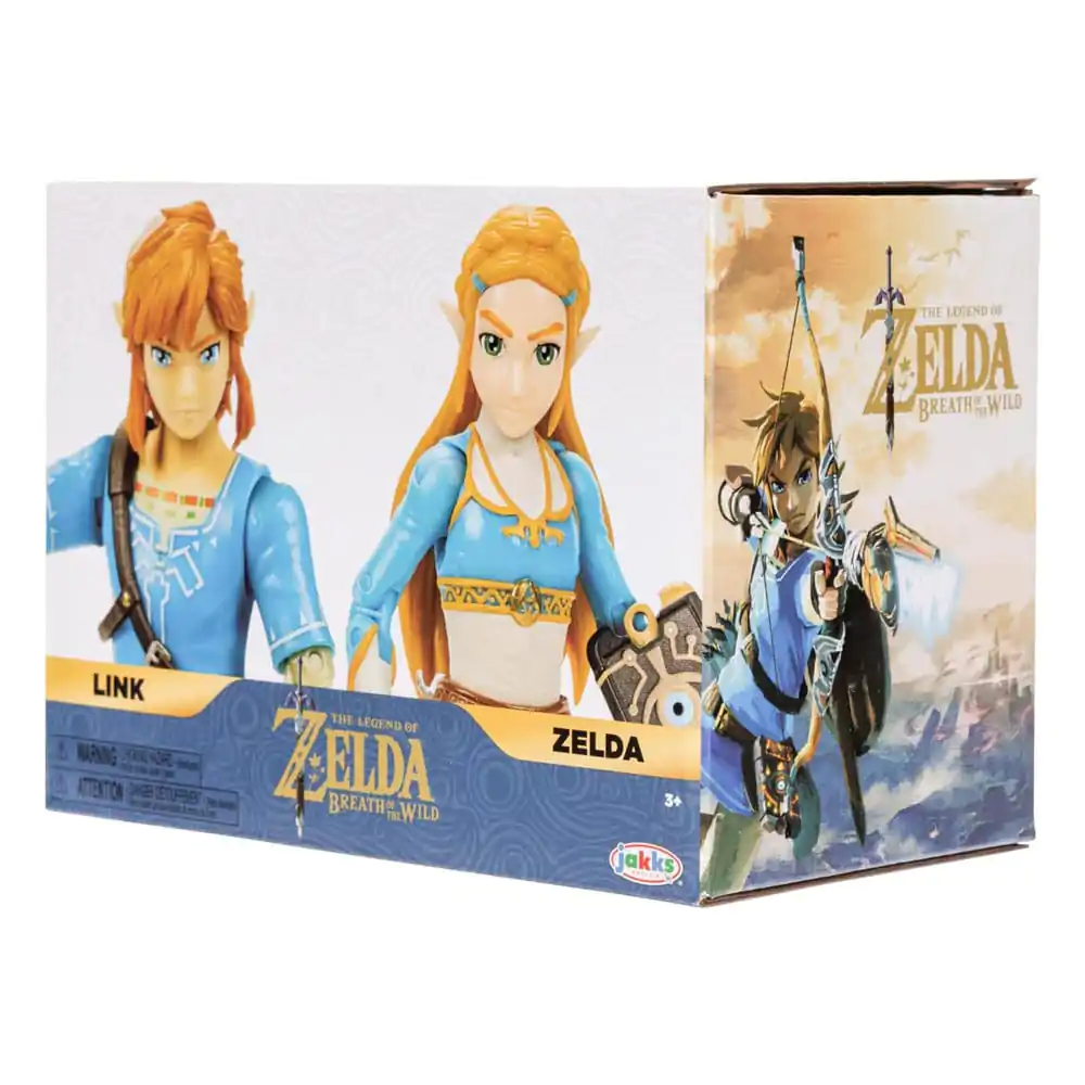The Legend of Zelda Akční figurka 2-Pack Princess Zelda, Link 10 cm fotografii produktu
