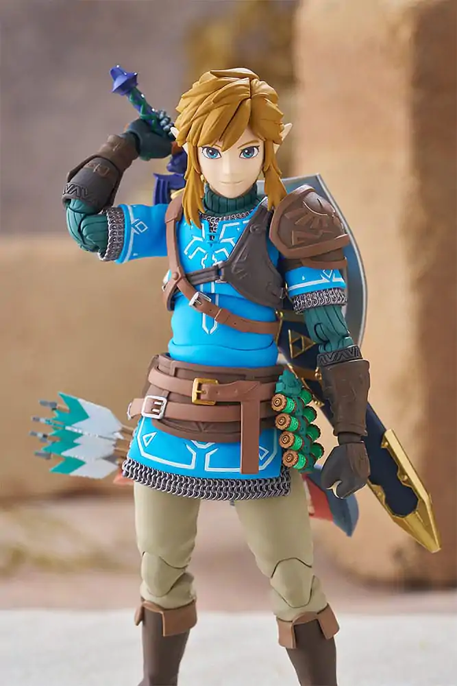 The Legend of Zelda Tears of the Kingdom Figma Akční figurka Link Tears of the Kingdom Ver. DX Edition 15 cm fotografii produktu