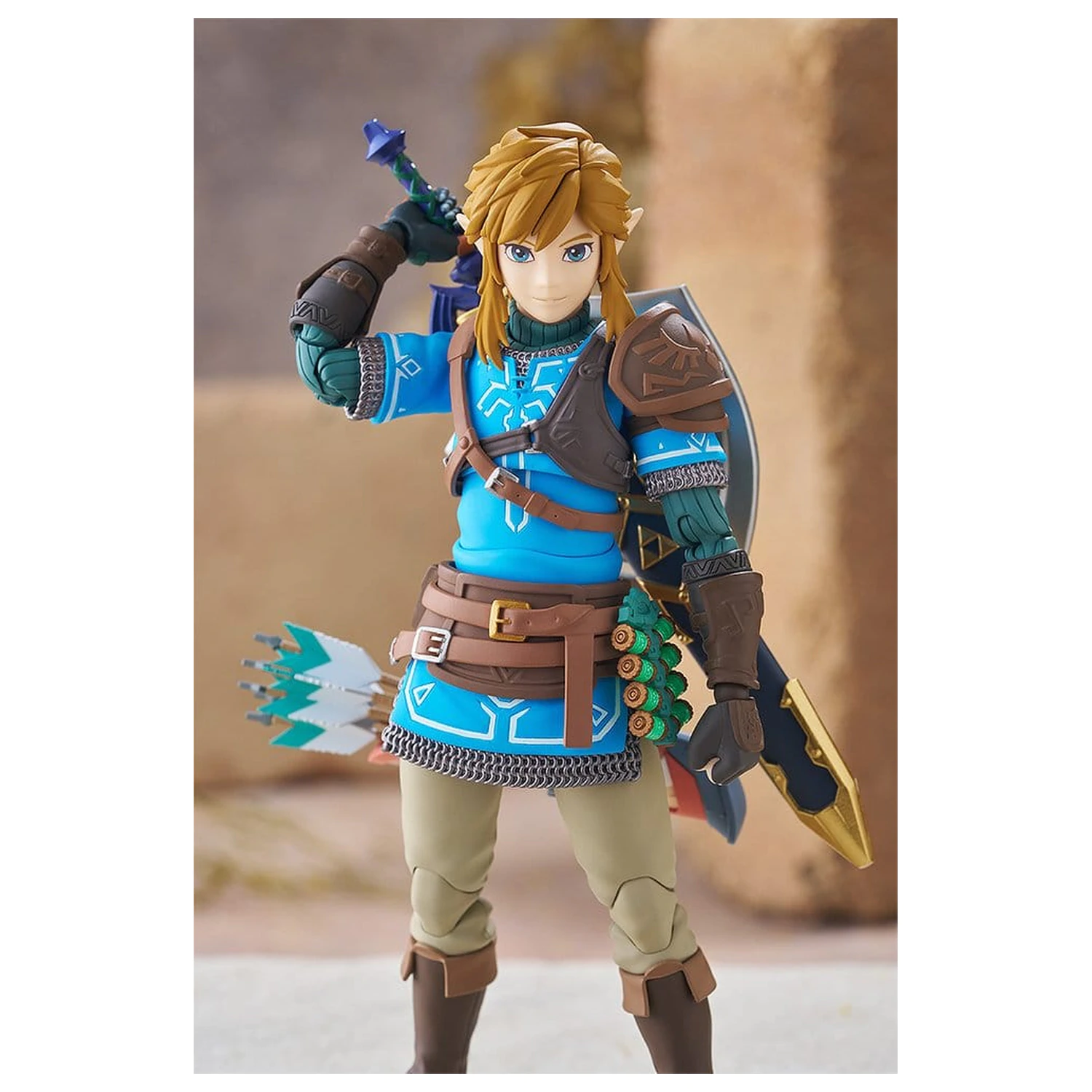 The Legend of Zelda Tears of the Kingdom Figma akční figurka Link Tears of the Kingdom Ver. DX Edition 15 cm fotografii produktu